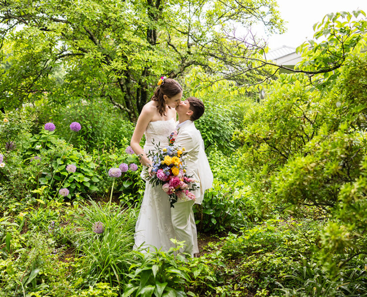 Alexis and Elizabeth's wedding at The Garrison