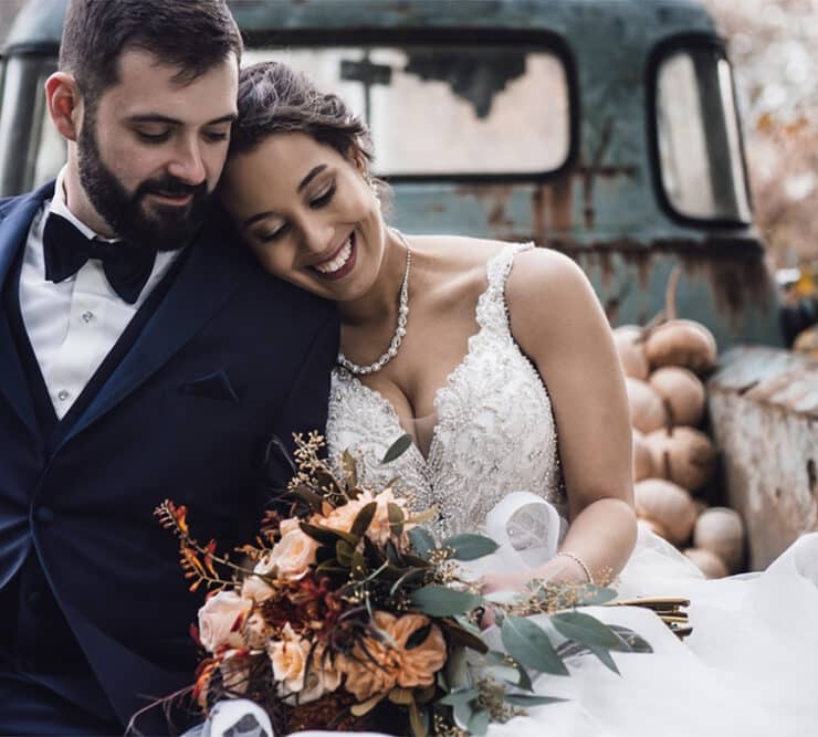 Most Confident You, bride and groom