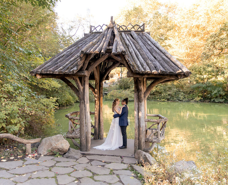 Wed in Central Park, Paige and Paolo