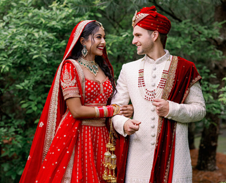 Neha and Andrew's stylish Indian Wedding at Lake House Inn (Fantasmic Photography)