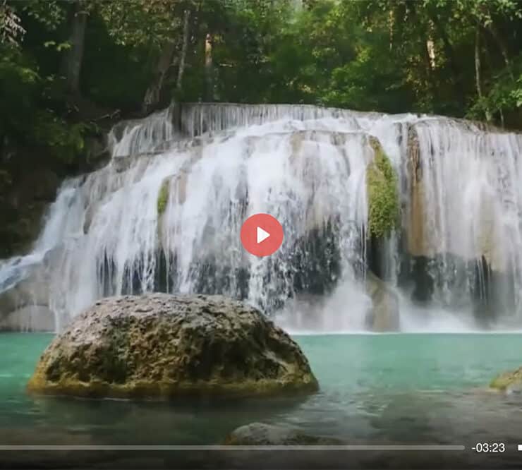 Romantic and Relaxing Waterfall