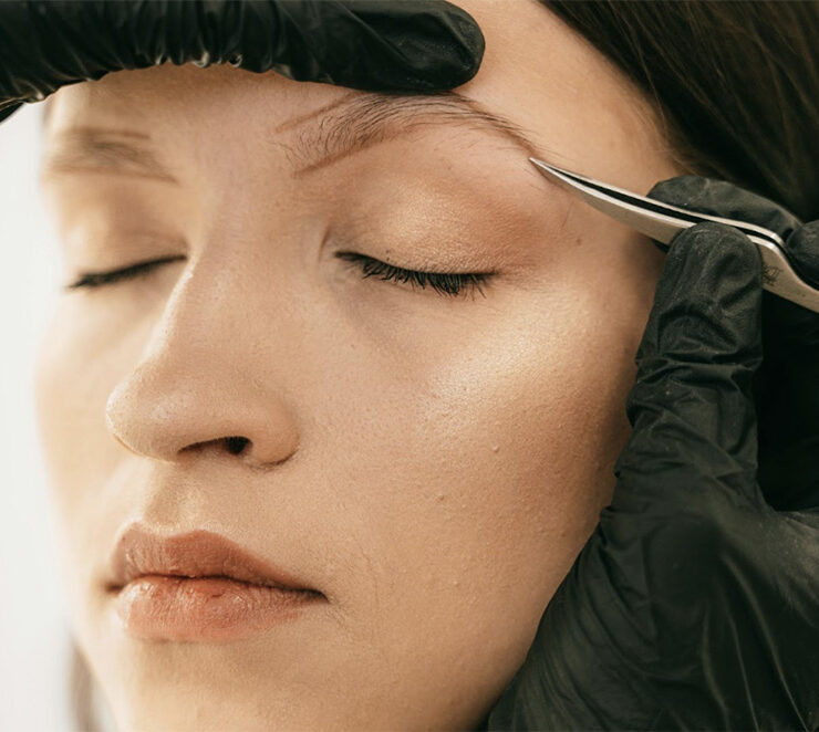 Bride-To-Be getting her Brows shaped