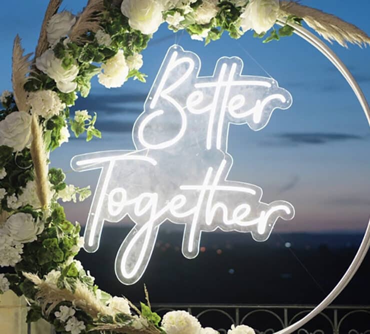 Neon Sign "Better Together"